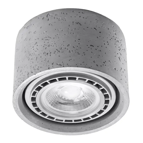 Lustra Basic din beton Gri 14x14x9 cm