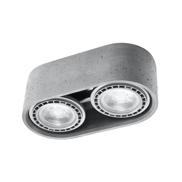 Lustra Basic din beton Gri 27x14x9 cm