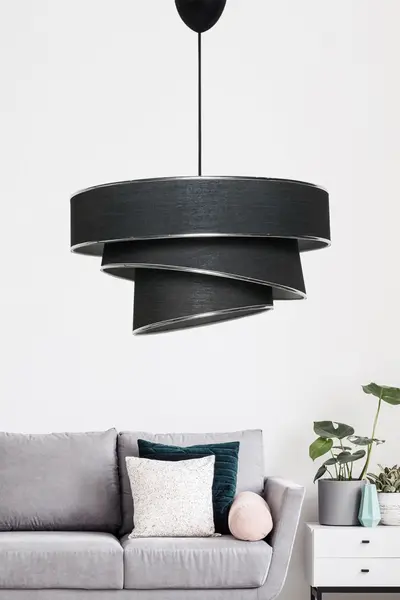 Lustra Couper Negru 40x40x72 cm