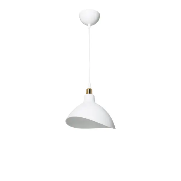Lustra de tavan cu un singur bec Oufoa, neagra, D22x22 cm