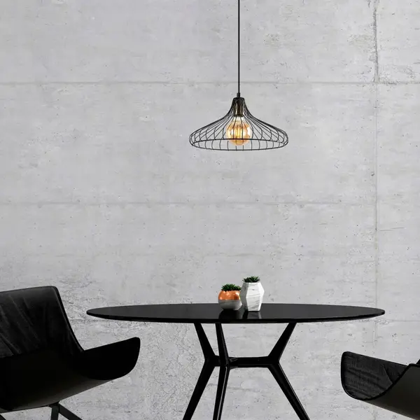 Lustra Depay Negru 36x36x120 cm