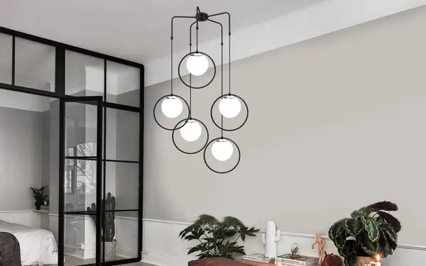 Lustra Dolunay - 4511 Negru Alb