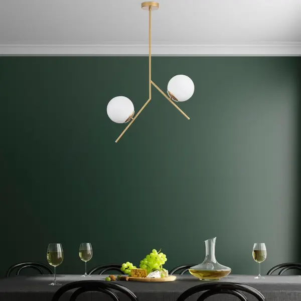 Lustra Dolunay Auriu 15x15x74 cm