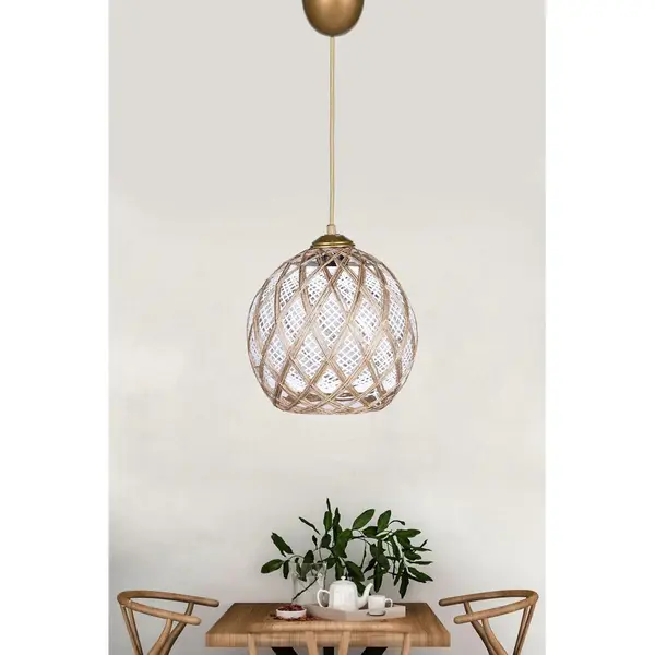 Lustra HM024 Chandelier, Alb, 22x22x54 cm