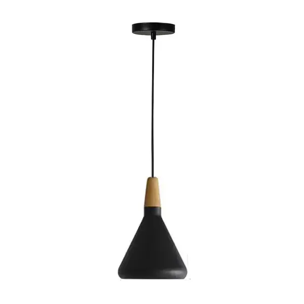 Lustra Jedren metal, negru, 18x18x100 cm