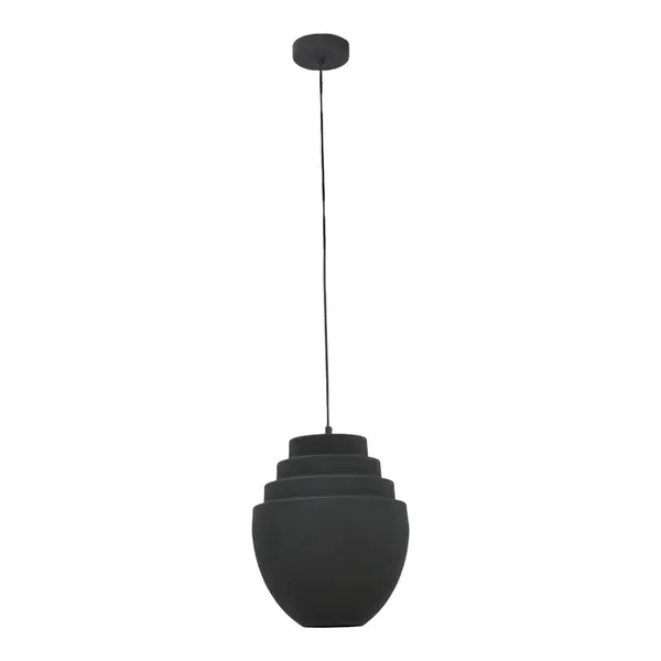 Lustra Kelsy metal, negru, 30x30x122 cm