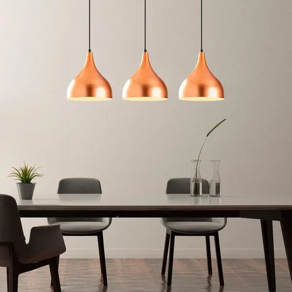 Lustra Konion, Cupru - Negru, 97x97x126 cm