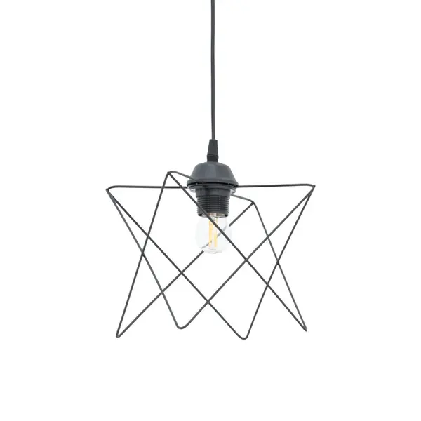 Lustra Langit Negru 18x18x65 cm