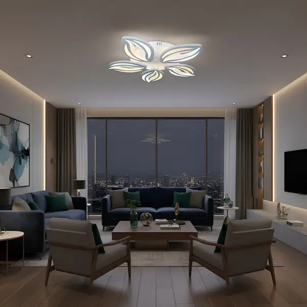 LUSTRA LED DIMABILA 80W 5 BRATE 3 CULORI+IR 480mm x 85mm - Default Title