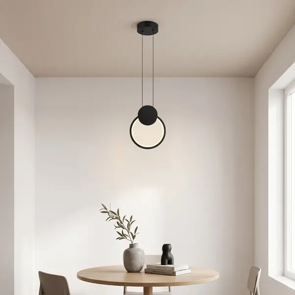 Lustra LED, Ganden, Pako, Negru 26.5x26.5x20 cm
