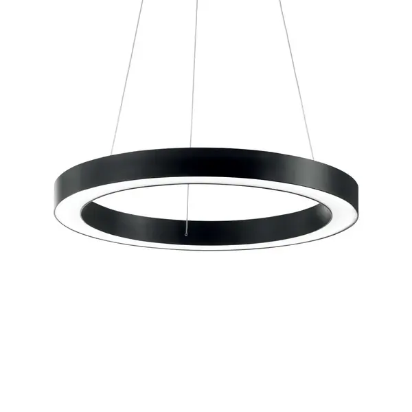Lustra LED KAMILA ROUND BLACK - Ø 60cm