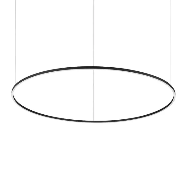 Lustra LED KAMILA SLIM BLACK - ∅ 150 cm