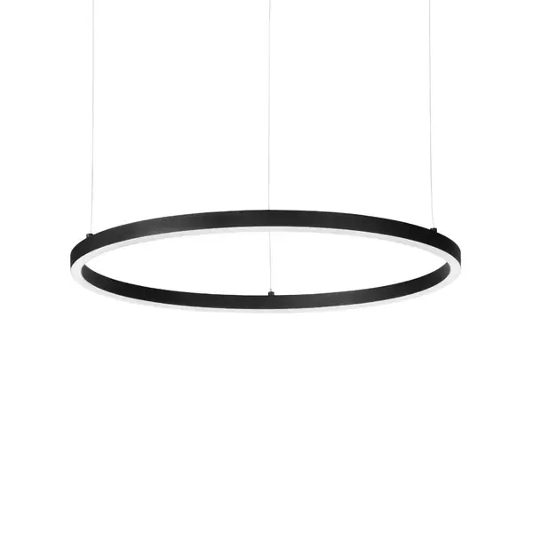 Lustra LED KAMILA SLIM BLACK - Ø 70cm