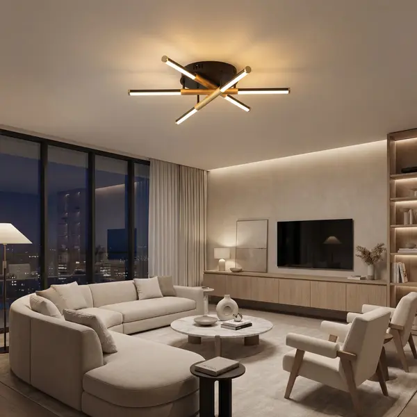 LUSTRA LED MANTA 50W / IP20 600MM + IR - Default Title