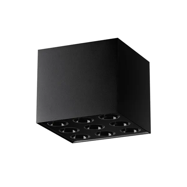 Lustra LED Ozzy Negru 4000K 9.5x9.5x8.3 cm