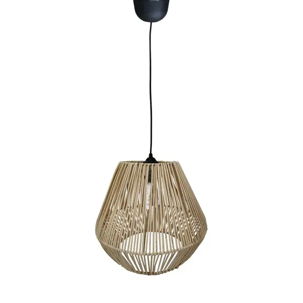 Lustra Lilabel din ratan culoare naturala 25x25x84 cm