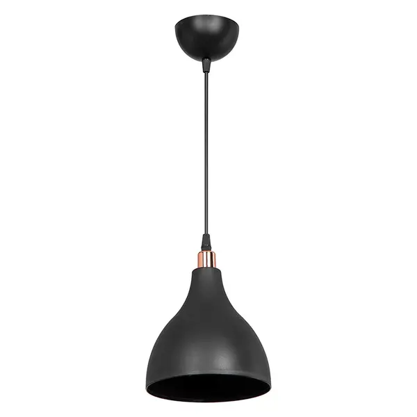 Lustra Lofty, Negru, 18x18x22 cm