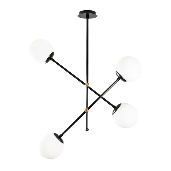 Lustra Lumea, Negru, 80x80x70 cm