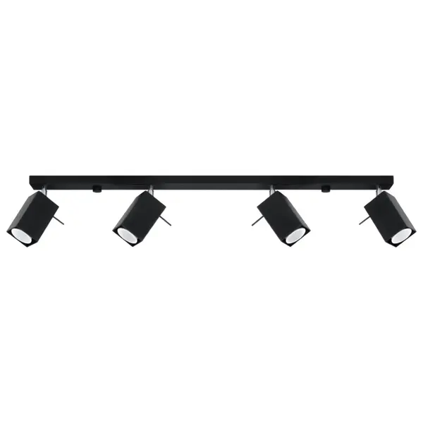 Lustra Merida Negru 80x6x16 cm