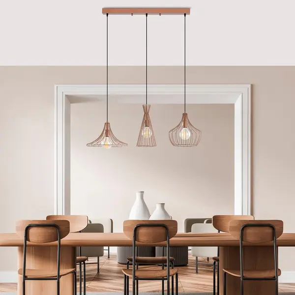 Lustra Mezopotamya - N-1285, Cupru, 110x37x122 cm
