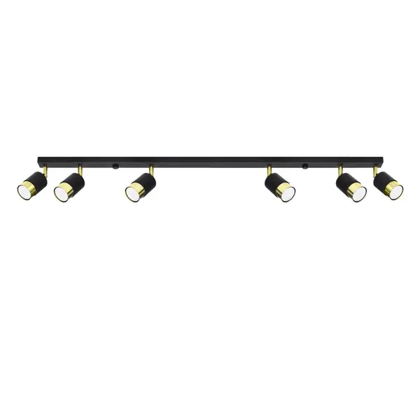 Lustra Nero Auriu 117x5x18 cm