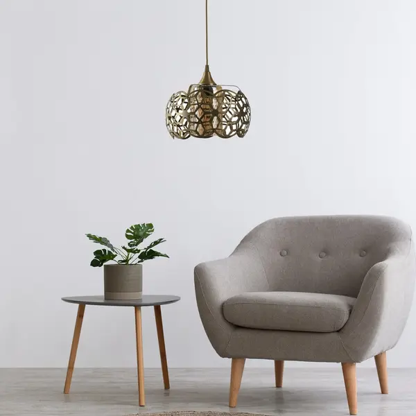 Lustra Nevra Chandelier, Multicolor, 26x26x65 cm