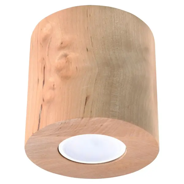Lustra Orbis din lemn, Natural 10x10x10 cm