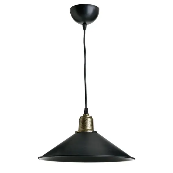 Lustra PWL-0964 negru si bronz antic 30x30x62 cm
