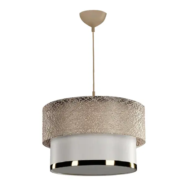 Lustra PWL-1090, aur alb, D30x20 cm