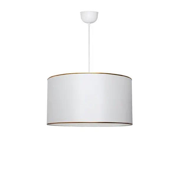 Lustra PWL-1091, alb-auriu, D38x21 cm