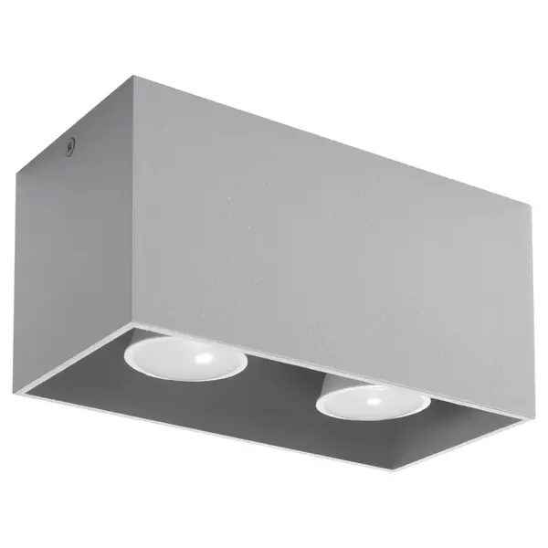 Lustra Quad Gri 20x10x10 cm