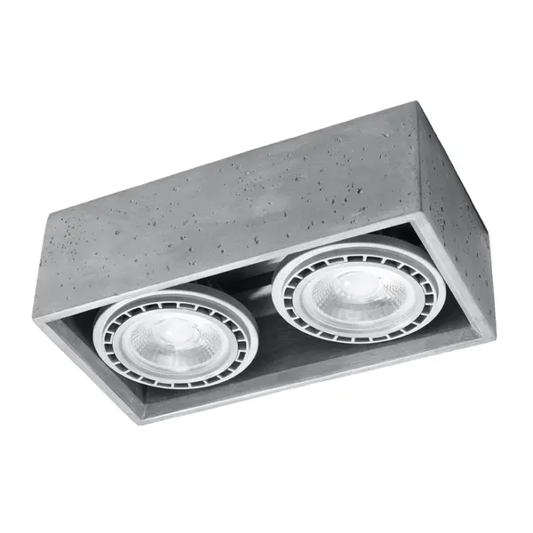 Lustra Quatro din beton Gri 27x14x9 cm
