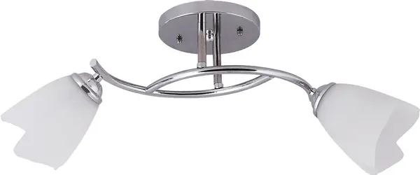 Lustra Silvia Crom+Alb 2xE27 60W