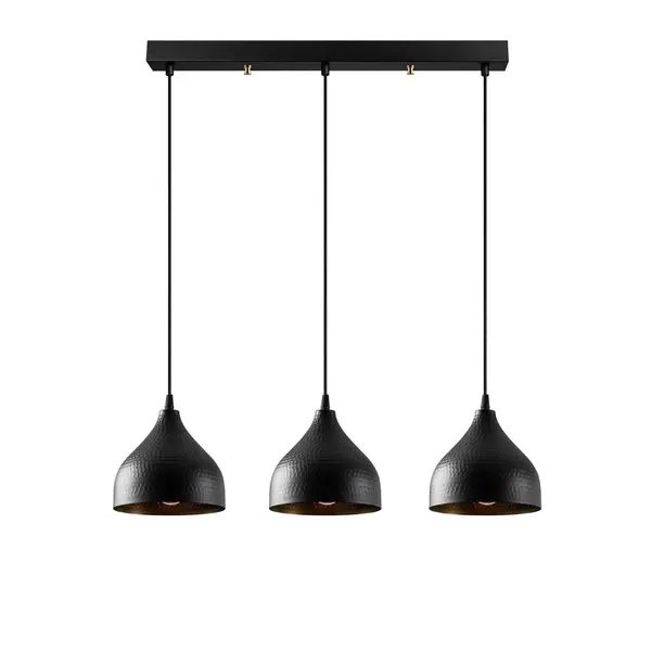 Lustra Sunspire 01, Negru, 68x68x114 cm