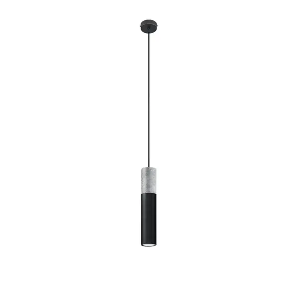 Lustra suspendata Borgio Negru 8x8x105 cm