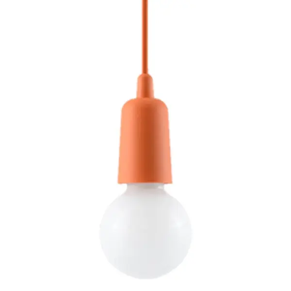 Lustra suspendata Diego Portocaliu 9x9x90 cm