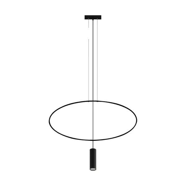 Lustra suspendata Holar Negru 81x6x150 cm