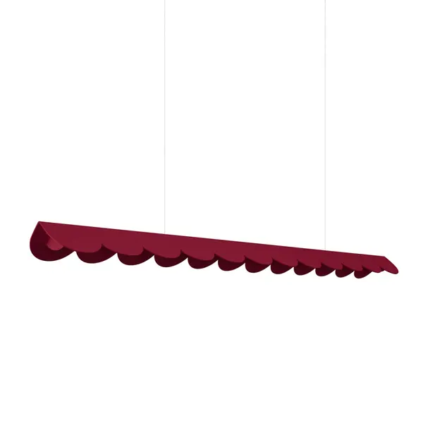 Lustra suspendata LED Biscuit Burgundy 3000K 131x13x200 cm