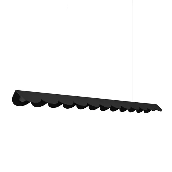Lustra suspendata LED Biscuit Negru 3000K 131x13x200 cm