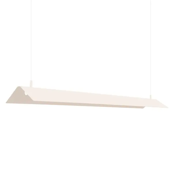 Lustra suspendata LED Elva Bej 3000K 150x27.5x200 cm