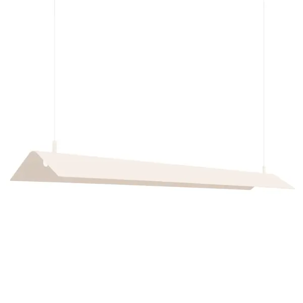 Lustra suspendata LED Elva Bej 4000K 150x27.5x200 cm
