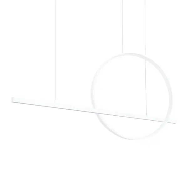 Lustra suspendata LED Glad Alb 3000K 120x20x212 cm