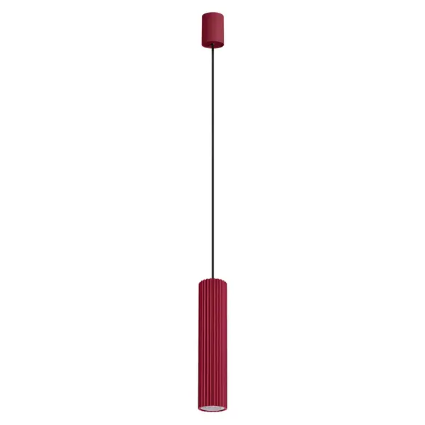 Lustra suspendata LED Ivar 1 Burgundy 3000K 6.4x6.4x200 cm