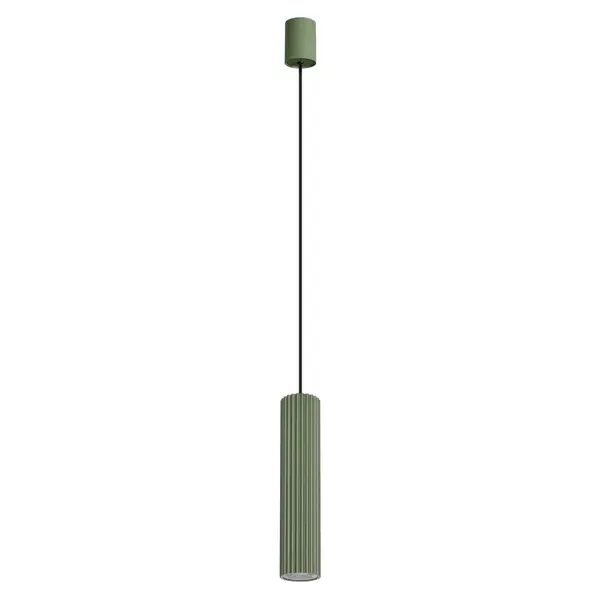 Lustra suspendata LED Ivar 1 Olive 3000K 6.4x6.4x200 cm