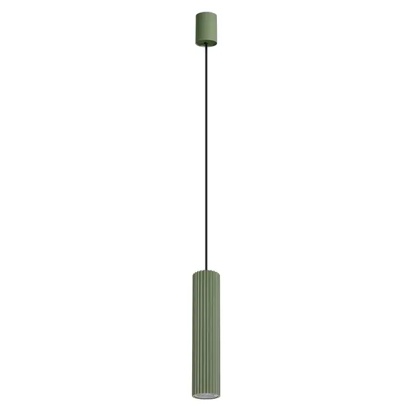 Lustra suspendata LED Ivar 1 Olive 4000K 6.4x6.4x200 cm