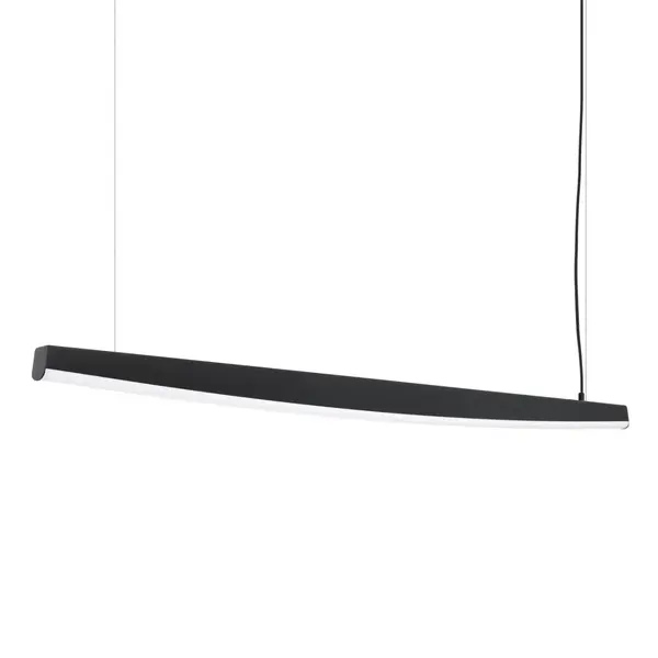 Lustra suspendata LED Jorun 150 Negru 4000K 150x3x210 cm