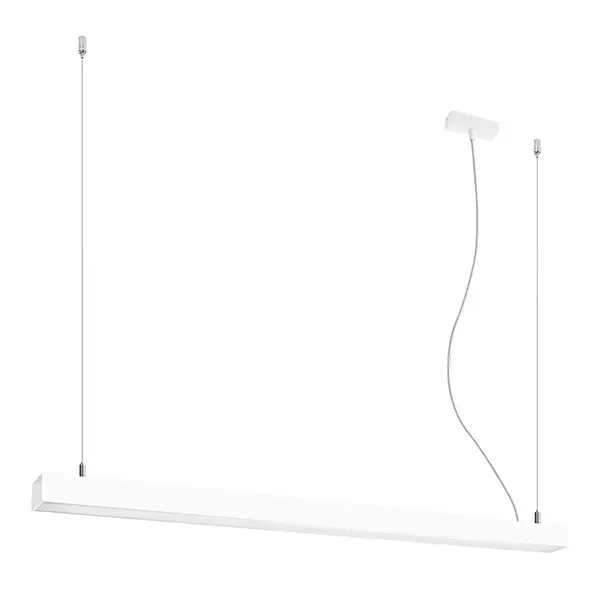Lustra suspendata LED Pinne Alb 3000K 118x6x150 cm