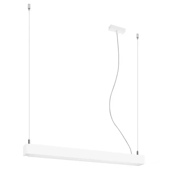 Lustra suspendata LED Pinne Alb 3000K 67x6x150 cm