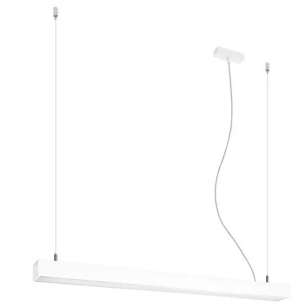 Lustra suspendata LED Pinne Alb 3000K 90x6x150 cm