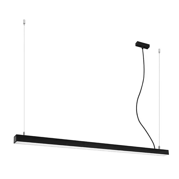 Lustra suspendata LED Pinne Negru 3000K 150x6x150 cm
